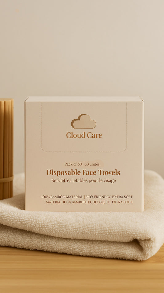 Disposable face towels